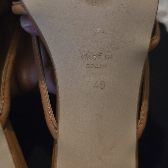 Aantropologie Angel Alarcon Strappy Square Toe Heeled Sandals - Picture 7 of 9